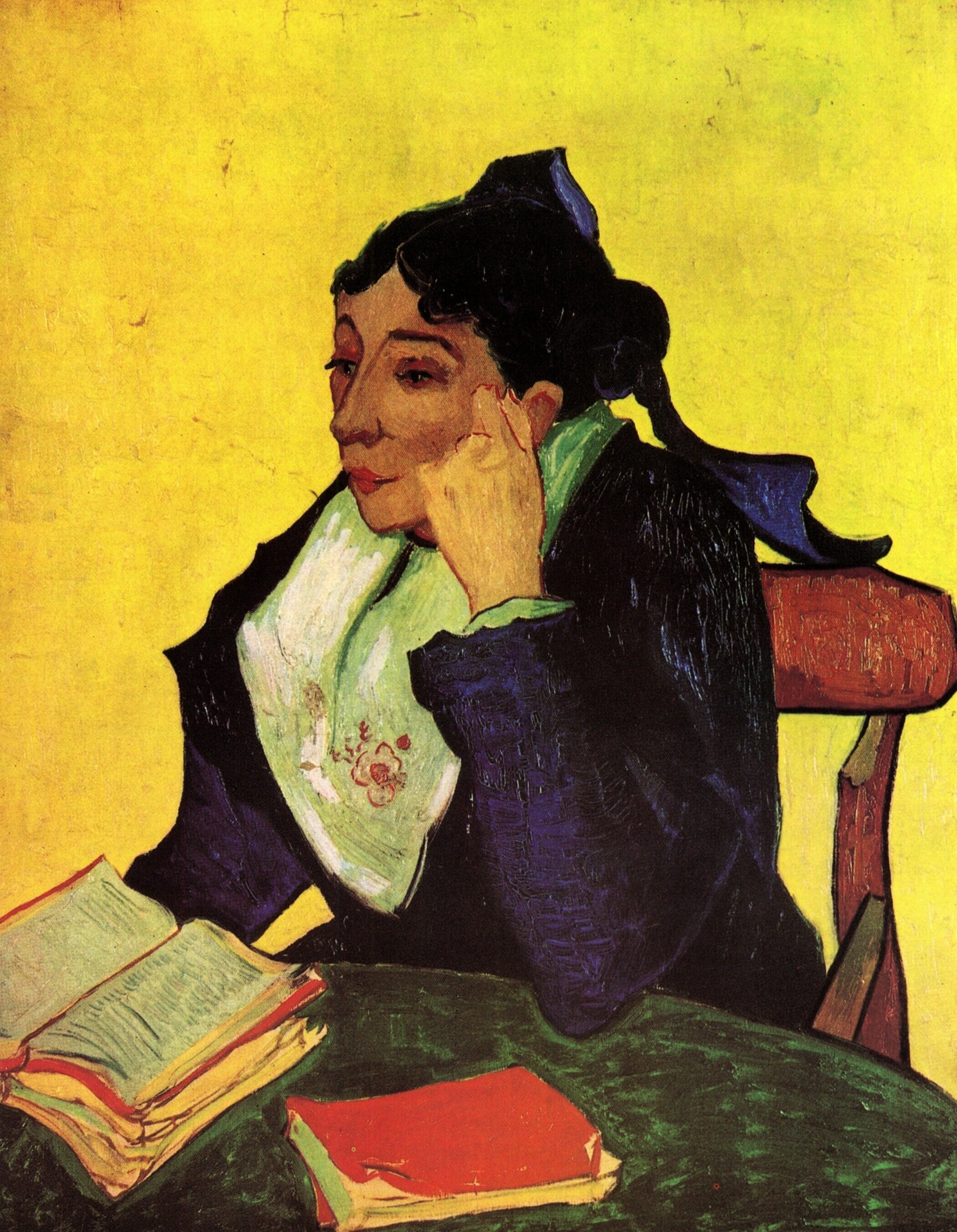  Ван Гог Арлезианка Мадам Жину с книгами